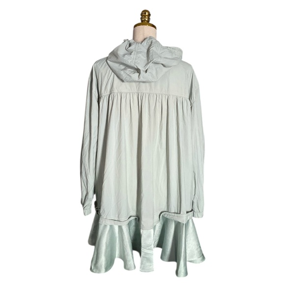 Daily Practice by Anthropologie Ruffle-Hem Half-Zip Pullover Dress Size Medium - Picture 7 of 10